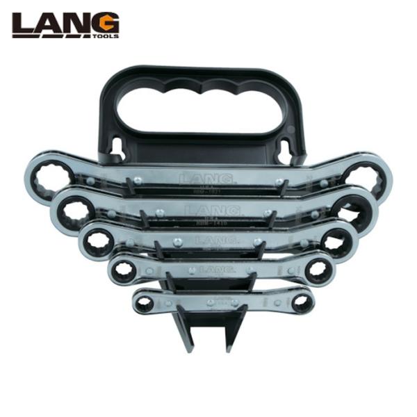 LANG TOOLS ラング 5374 板ラチェットレンチセット(12角) 5本組 (1S