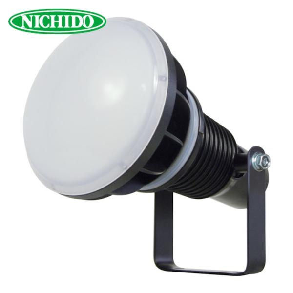 日動工業 NICHIDO AFL-E50J-BK エコビックLED投光器50W 常設型 昼白色 電線1.5m 本体黒 (1台)