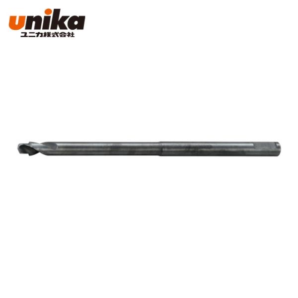 UNIKA 替刃式ホールソー|特長:センタードリル貫通時の衝撃からボディ刃先の超硬チップを防御します。 コアボディに斜めに挿入できるので、コアカス除去作業が容易です。