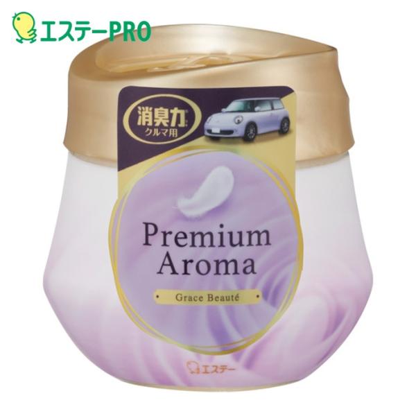 エステー クルマの消臭力 Premium Aroma ゲルタイプ グレイスボーテ (1個) ST12956