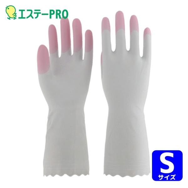 エステー 塩化ビニール手袋(薄手)|特長:指先を強化しているので、やぶれにくく丈夫です。 うす手タイプなので細やかな作業に適しています。 洗剤・漂白剤に強い塩化ビニール樹脂製です。
