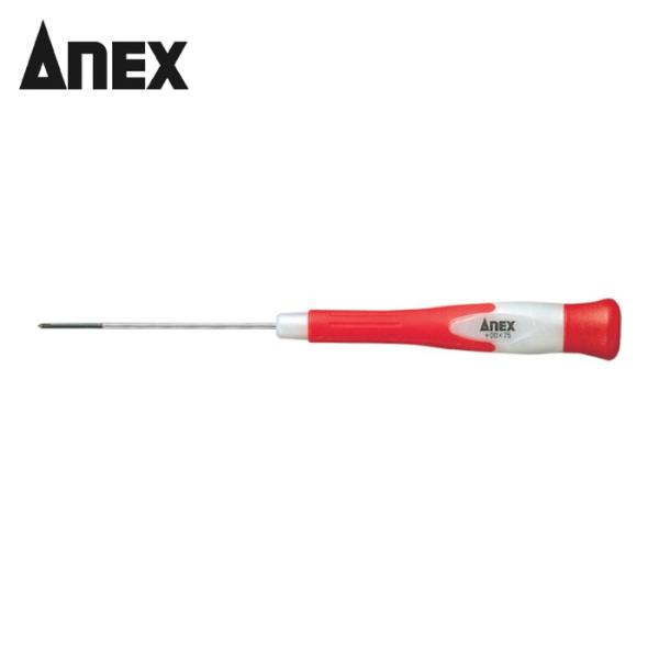 アネックス 精密ドライバー|特長:力が入りやすい四角断面形状ハンドルです。 ソフトグリップを採用しています。