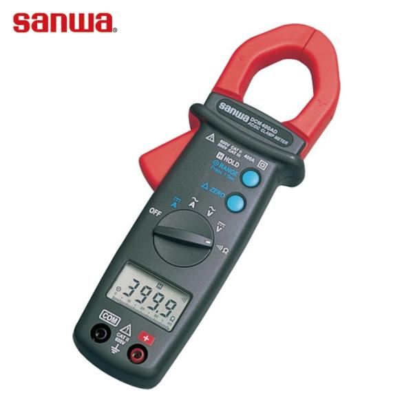 三和電気計器 SANWA DCM400AD DC/AC両用デジタルクランプメータ (1台)