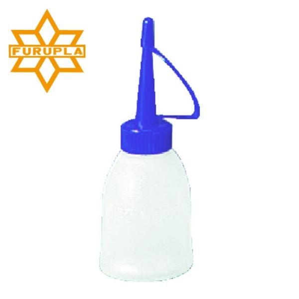 FURUPLA オイラー(タテ型)|特長:柔らかな肉厚ビンで、復元性に優れています。 油の他に、水・薬品に適しています。