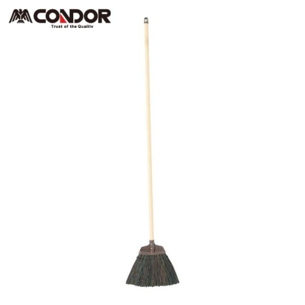 コンドル ほうき|特長:天然・化学繊維の混合毛タイプで細かいゴミから粗ゴミまで取れます。