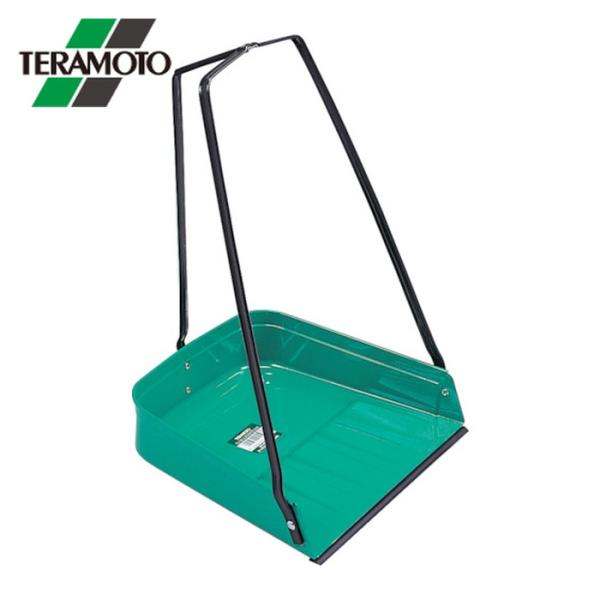 テラモト チリトリ|特長:床面にフィットするゴム付なのでゴミを残さずきれいに取ります。