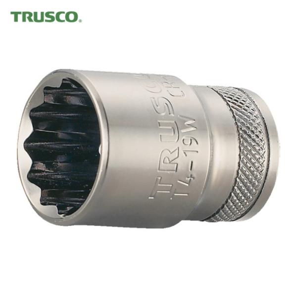 トラスコ TRUSCO ソケット 12角タイプ 差込角12.7 対辺16mm (1個) T4-16W