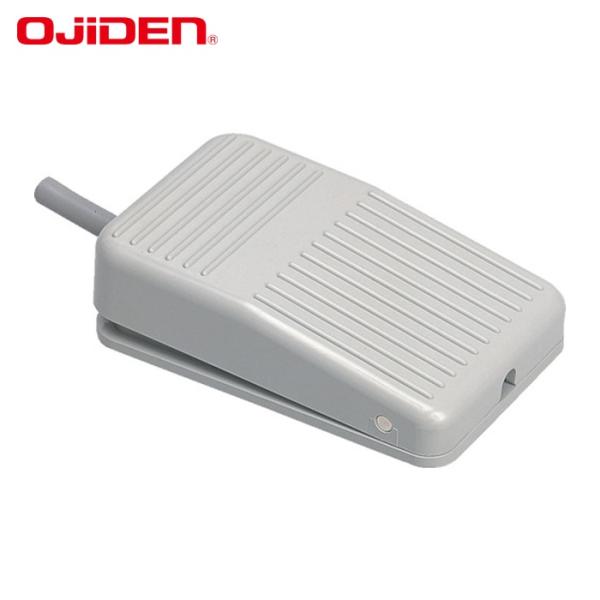 オジデン フットスイッチ|特長:安全で強いABS樹脂製のフットスイッチです。 1350Nの踏圧操作でも対応可能です。 RoHS指令対応品です。