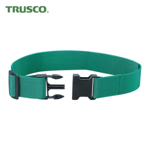 他サイト： トラスコ TRUSCO ワンタッチバックルワーキングベルト 50mm幅 グリーン (1本) TC-50GNの商品画像