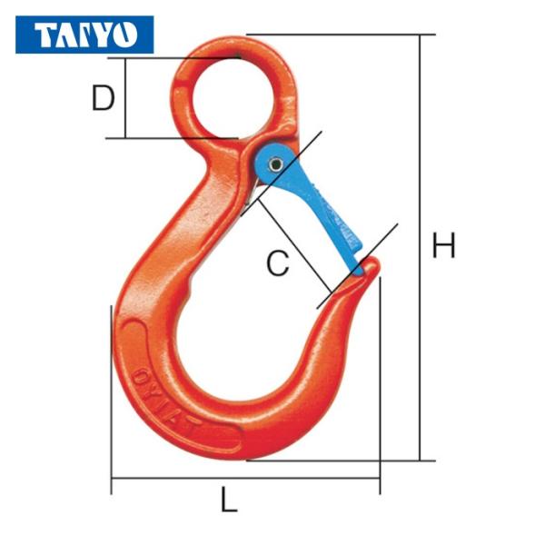 大洋製器工業 TAIYO Vフック 1.25t（1227323） (1個) 品番：VHK1.25
