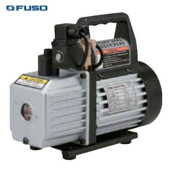 FUSO 1段真空ポンプ VP 115 FUSO 小型シングルステージ真空ポンプ（電磁弁付） (1台) 品番：VP-115