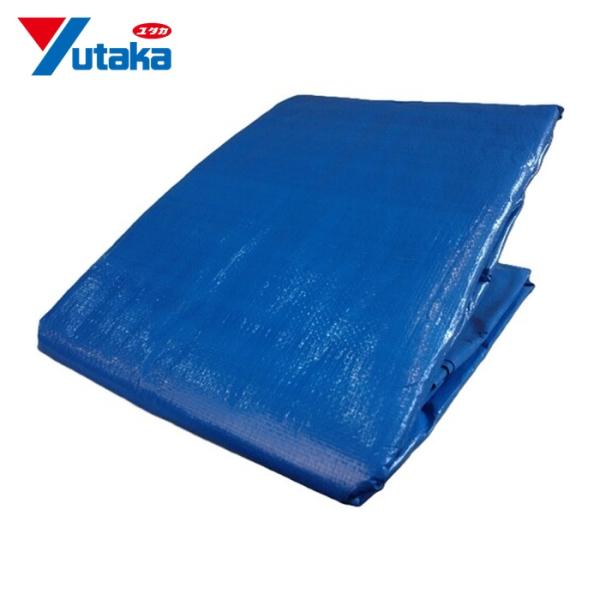 ユタカメイク ブルーシート|特長:シートと同一素材(ポリエチレン)でハトメを成型・溶着することで、はく離・脱落せず変形も少なく、高強度を実現しました。 紫外線安定剤を配合し、屋外での耐候性に優れています。