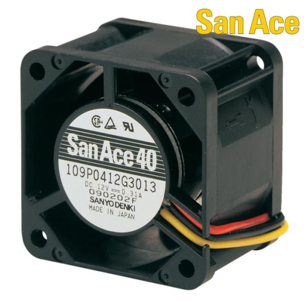 山洋電気 SanAce 109P0424H302 DCファン(40×28mm DC24V センサ無) (1台)