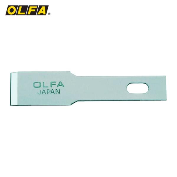 他サイト： オルファ OLFA アートナイフプロ替刃平刃10枚入ポリシース (1箱) 品番：XB157Hの商品画像