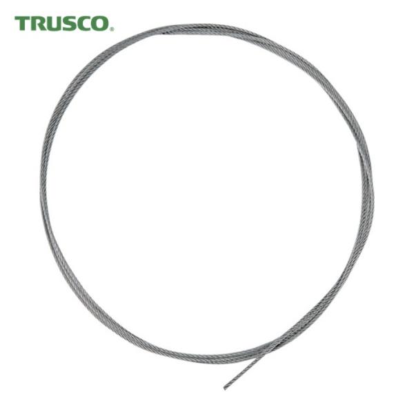 TRUSCO カットワイヤ|特長:ほつれ止め加工を先端に施していますので、自由にお使いいただけます。 細くても強度があり目立ちません。 オールステンのため異種金属による錆びが生じにくいです。
