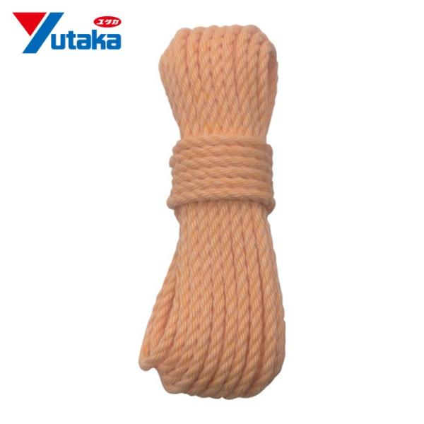 ユタカメイク ロープ(混撚)|特長:強力なポリエチレンの特性を生かし作業性をアップさせるためにエステル糸を混ぜ、軽量・強力・作業性が良いロープです。