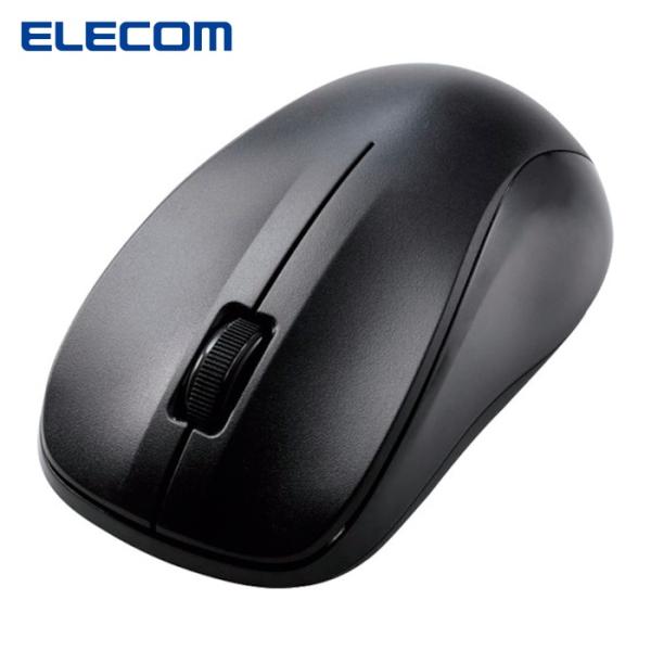 エレコム ELECOM M-S2BLKBK/RS 法人向けマウス Bluetooth レーザーマウス Mサイズ 抗菌 RoHS指令準拠 ブラック (1個)