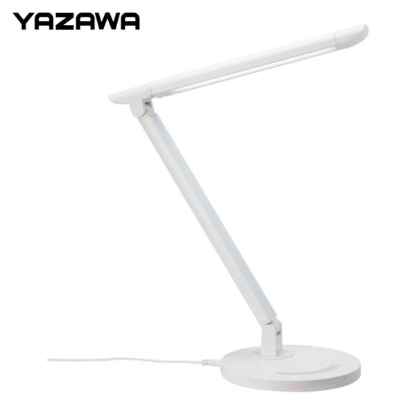 ヤザワコーポレーション  調光機能付7W白色LEDスタンドライトWH (1個) 品番：SDLE07N12WH