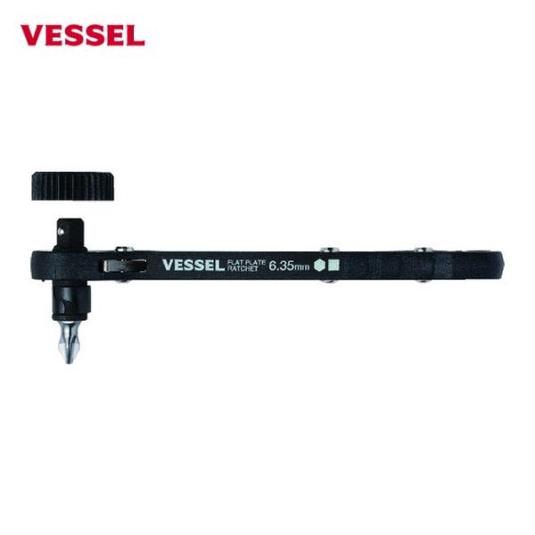 ベッセル VESSEL TD-71 板ラチェットドライバー No.TD-71(+2) (1本)