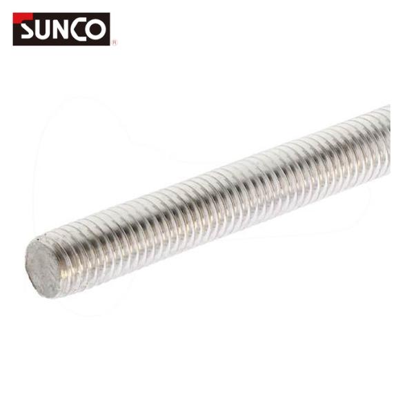 サンコーインダストリー C1-06-1000-0160-0000-00 アルミA5052 寸切ボルト(定尺) M16 x 1000 (1本入) (1本)