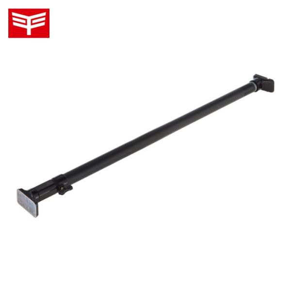 平安伸銅工業 伸縮棒|特長:ポール部分は光沢を抑えたマット塗装です。 ねじ・クギ不要です。 ばね内蔵で仮止めできて、一人でも取付簡単です。