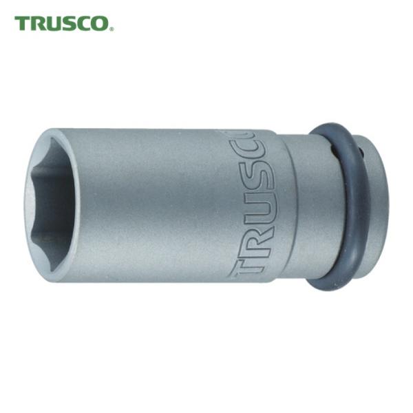 TRUSCO インパクト用ソケット(ディープ・セミディープタイプ)|特長:インパクトソケット(ディープタイプ)の薄肉タイプです。 狭い箇所での使用にも最適な薄肉、軽量設計です。 開口部はボルトナットを傷つけにくく、伝達効率に優れた面接触形状...