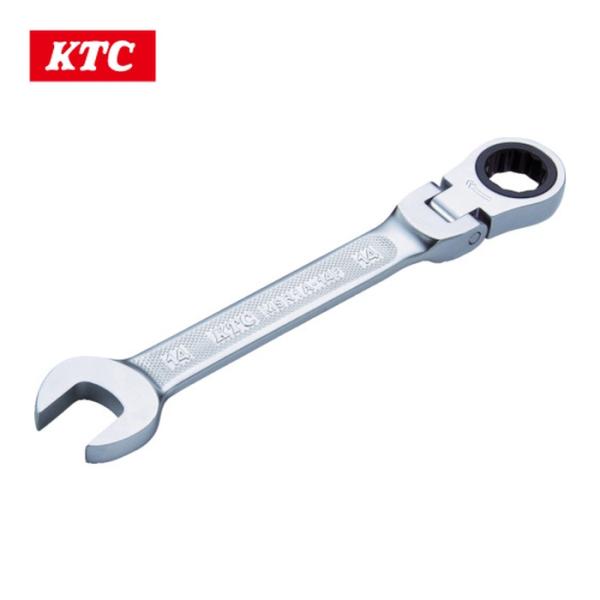 他サイト： KTC 京都機械工具 MSR1A-13F ラチェットコンビネーションレンチ(首振りタイプ) 13mm (1丁)の商品画像