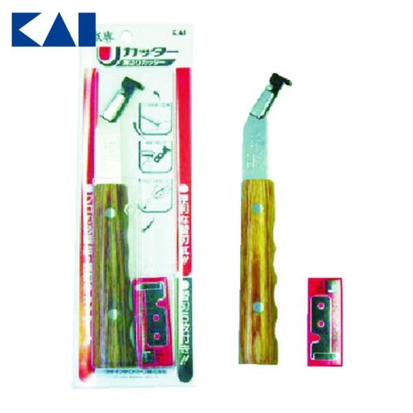 貝印刃物 U溝切り カッター本体(替刃5枚付) (1本) UC-28