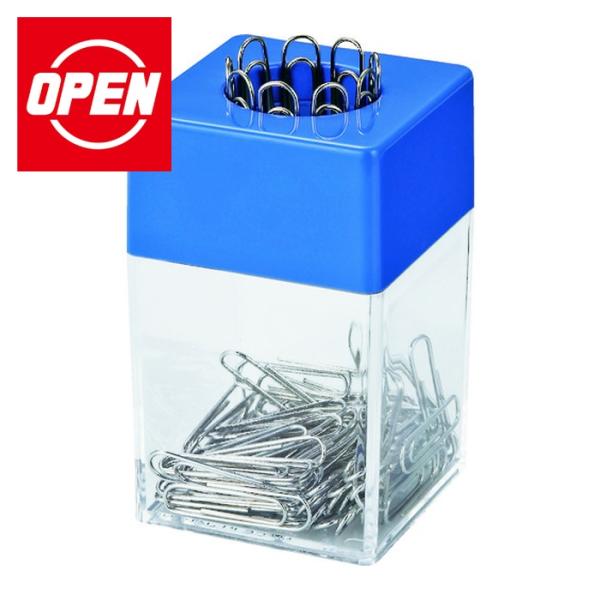 オープン工業 OP ゼムボックス（鉄ゼム） 青 (1個) 品番：MD-2S-BU