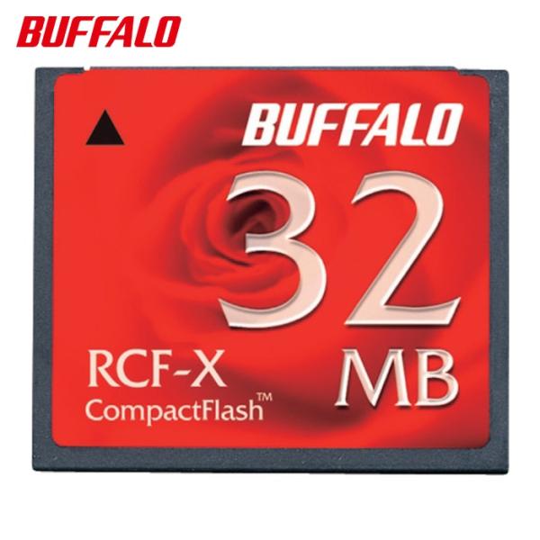 バッファロー コンパクトフラッシュ ハイコストパフォーマンスモデル 32MB (1個) RCF-X32MY