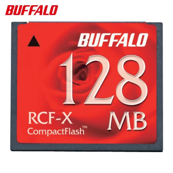バッファロー コンパクトフラッシュ ハイコストパフォーマンスモデル 128MB (1個) RCF-X128MY