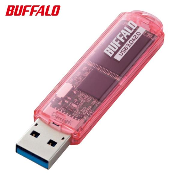 バッファロー USB3.0対応 USBメモリー スタンダードモデル 16GB ピンク (1個) RUF3-C16GA-PK