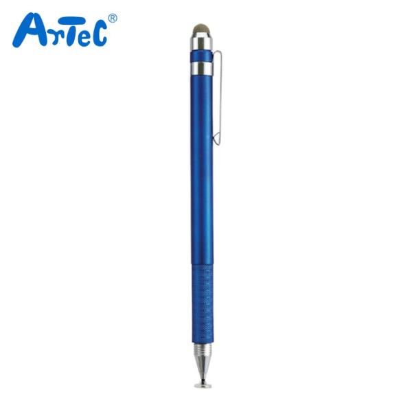 ArTeC タッチペン|特長:ディスクタイプと金属繊維の2WAYタッチペンです。