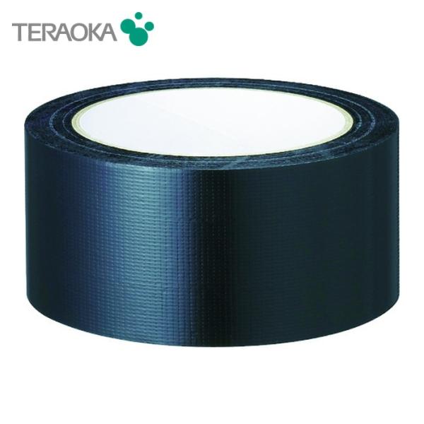 寺岡製作所 TERAOKA 気密防水用粘着テープ No.418 黒 50mmX20M (1巻) 418 BK-50X20