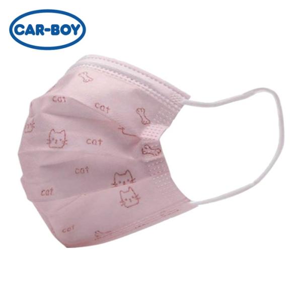 CAR-BOY 一般作業用マスク|特長:ノーズフィッターでしっかりフィットします。 耳が痛くなりにくいやさしいゴムひもです。