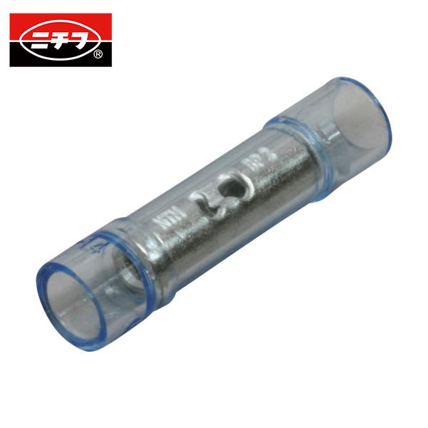 ニチフ 環境配慮形絶縁被覆付圧着スリーブ（B形）100個入 青透明
