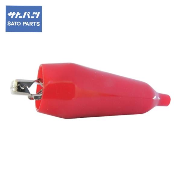 サトーパーツ C-3-5-R クリップ C-3シリーズ 5A用クリップとキャップのセット 赤 (1個)