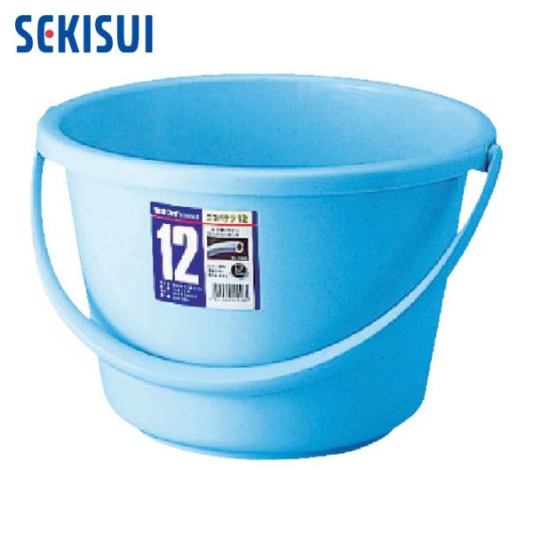 積水 バケツ|特長:PLマーク認定品で内容物が飲食物でも安心してお使いいただけます。 太くてしなりにくく持ちやすい中空構造取手です。