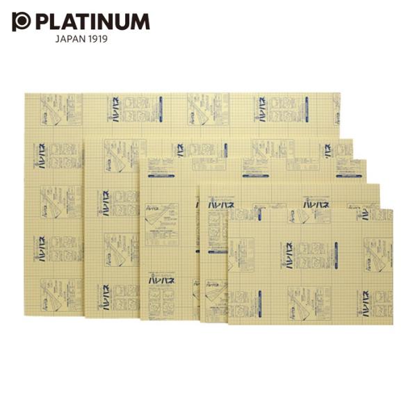 プラチナ ポスターパネル|特長:表面の薄紙を剥がすだけでポスター・掲示物などを簡単にキレイに貼ることができます。 剥離紙には1cm単位でマス目が印刷されており、加工の際に便利です。