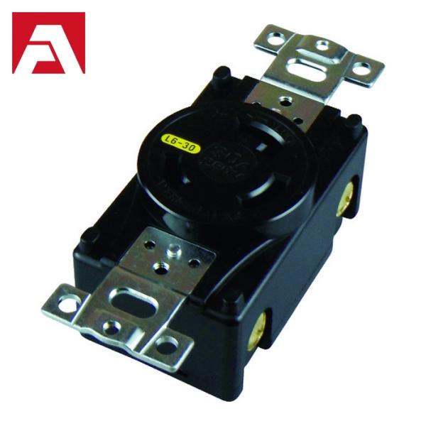 アメリカン電機 引掛形埋込コンセント接地2P30A250V 3320-L6 アメリカン電機 引掛形 埋込コンセント 接地2P30A250V (1個) 品番