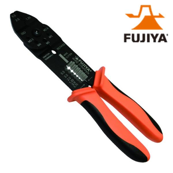 フジ矢 FA103 万能電工ペンチ 220mm ファストン端子用 (1丁)