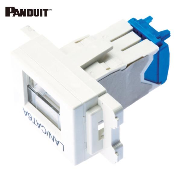 Panduit LANケーブルコネクタ (JASSP6ATGIW)8 個セット PANDUIT（パンドウイット） PANDUIT JASSP6ATGIW カテゴリ6AJIS