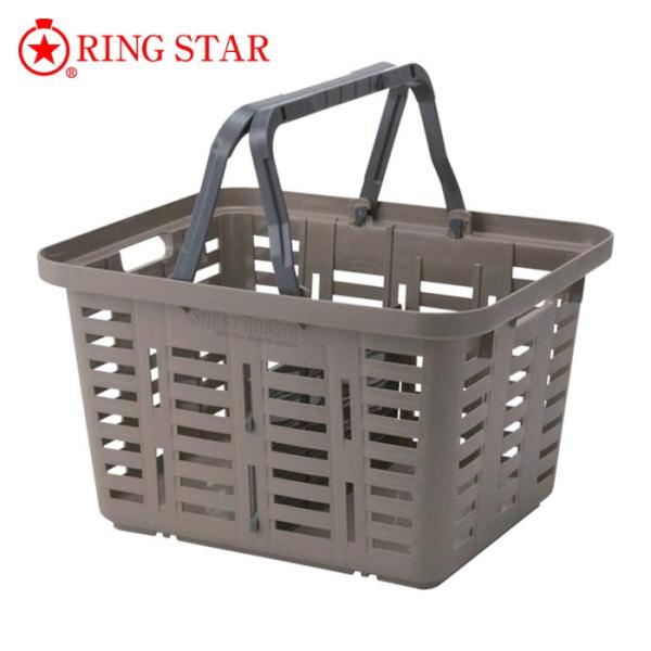 RING STAR バスケット|特長:積重ねが可能な丈夫なバスケットです。 内側リブ設計で強度抜群のプロ仕様バスケットです。 強固なハンドルで重い物も収納可能です。