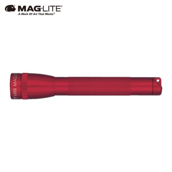 マグライト MAGLITE 懐中電灯 LEDフラッシュライト ミニマグライト(単3電池2本用) 赤 (1個) SP22037