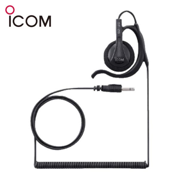 アイコム トランシーバー用オプション|特長:耳に差し込まないタイプのイヤホンです。 耳掛け部はゴム製で、耳への負担が小さいです。