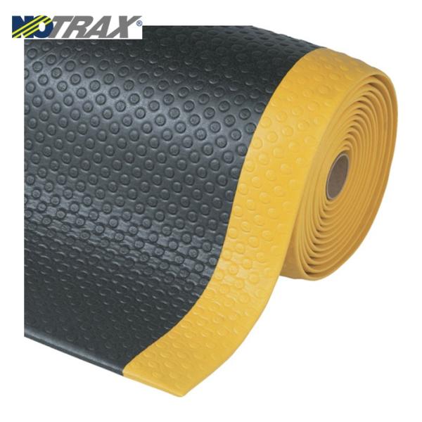 Justrite NOTRAX 疲労軽減マット バブルソフトレッド ブラック