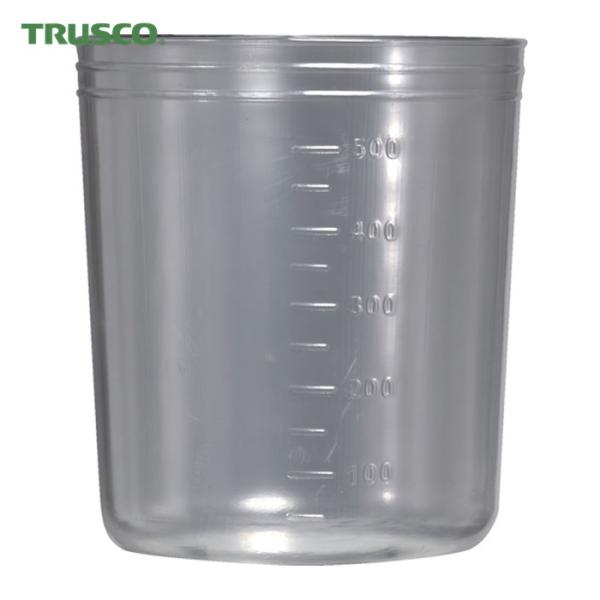 トラスコ TRUSCO ディスポカップ PP製 500mL 1箱(500個) (1Cs) DC-500L