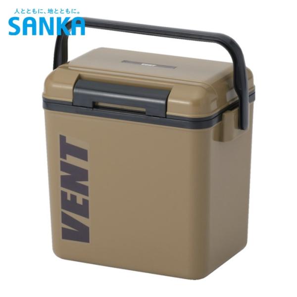 他サイト： SANKA サンカ クーラーボックス 7.6L レジャークーラー バン セレーノ #10 ジャーマンカーキ シボ (1個) 品番：SVES-#10KAの商品画像