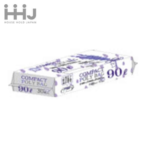 他サイト： ハウスホールド ポリ袋32折 90L半透明30枚 0.020 (1袋) KJ90の商品画像