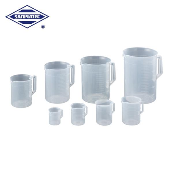 特長●取手は使いやすく手にフィットする形状です。●マグネチックスターラー使用の撹拌に適しています。●目盛は各サイズともフルスケール部は回線入です。●どの位置からでも見やすく確認できます。用途●計量、調合、撹拌に最適です。